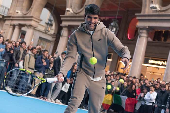 Carlos Alcaraz en un evento 